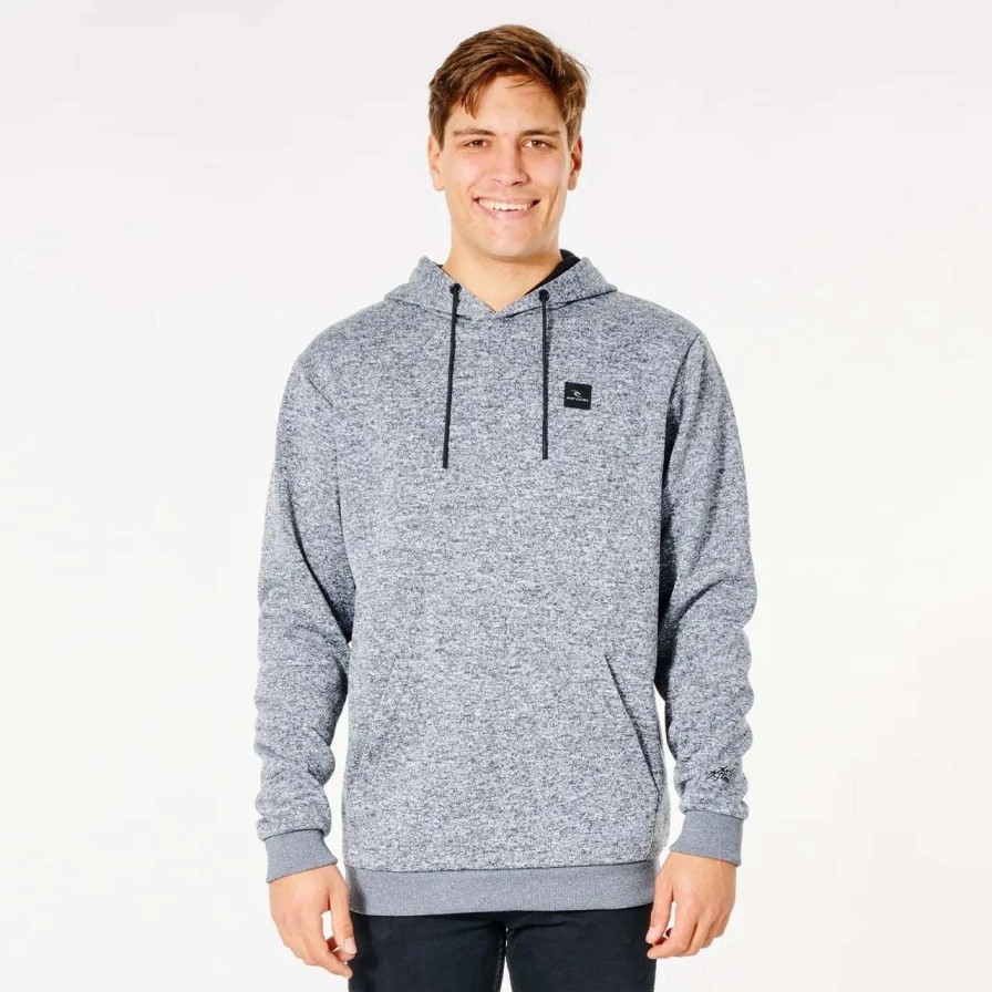 Jumpers & Hoodies * | Rip Curl Anti Series Crescent Hood Mens In Dark Marle Grey