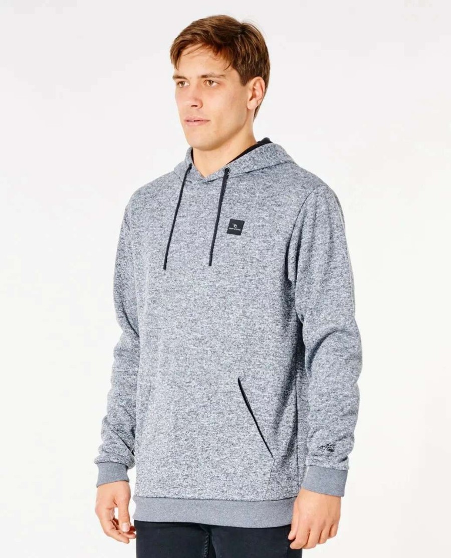 Jumpers & Hoodies * | Rip Curl Anti Series Crescent Hood Mens In Dark Marle Grey