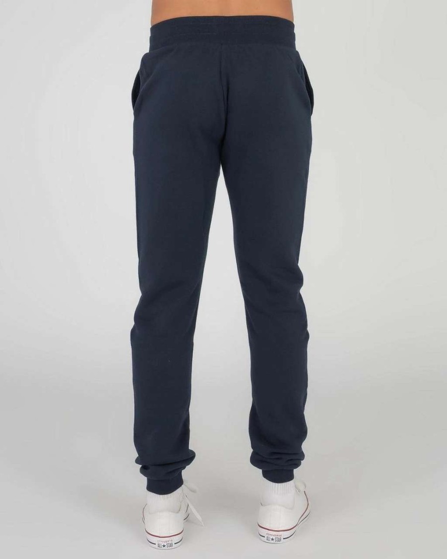 Bottoms * | The Mad Hueys The Retro Captain Trackpant Mens In Navy Blue