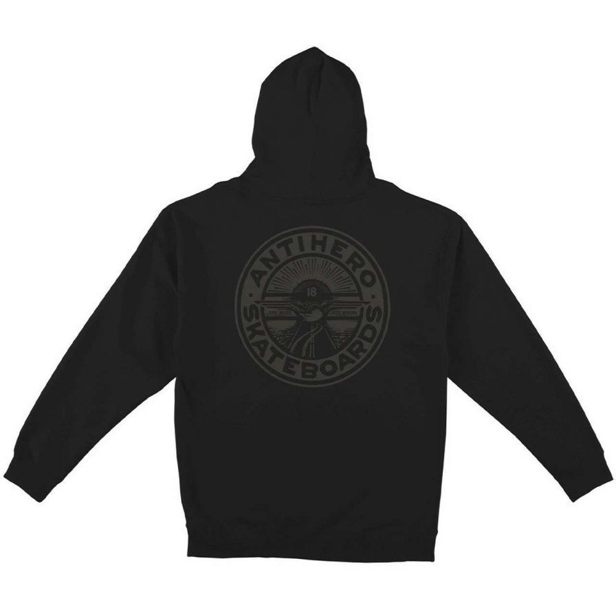 Jumpers & Hoodies * | Antihero Stay Ready Hoodie Mens In Black