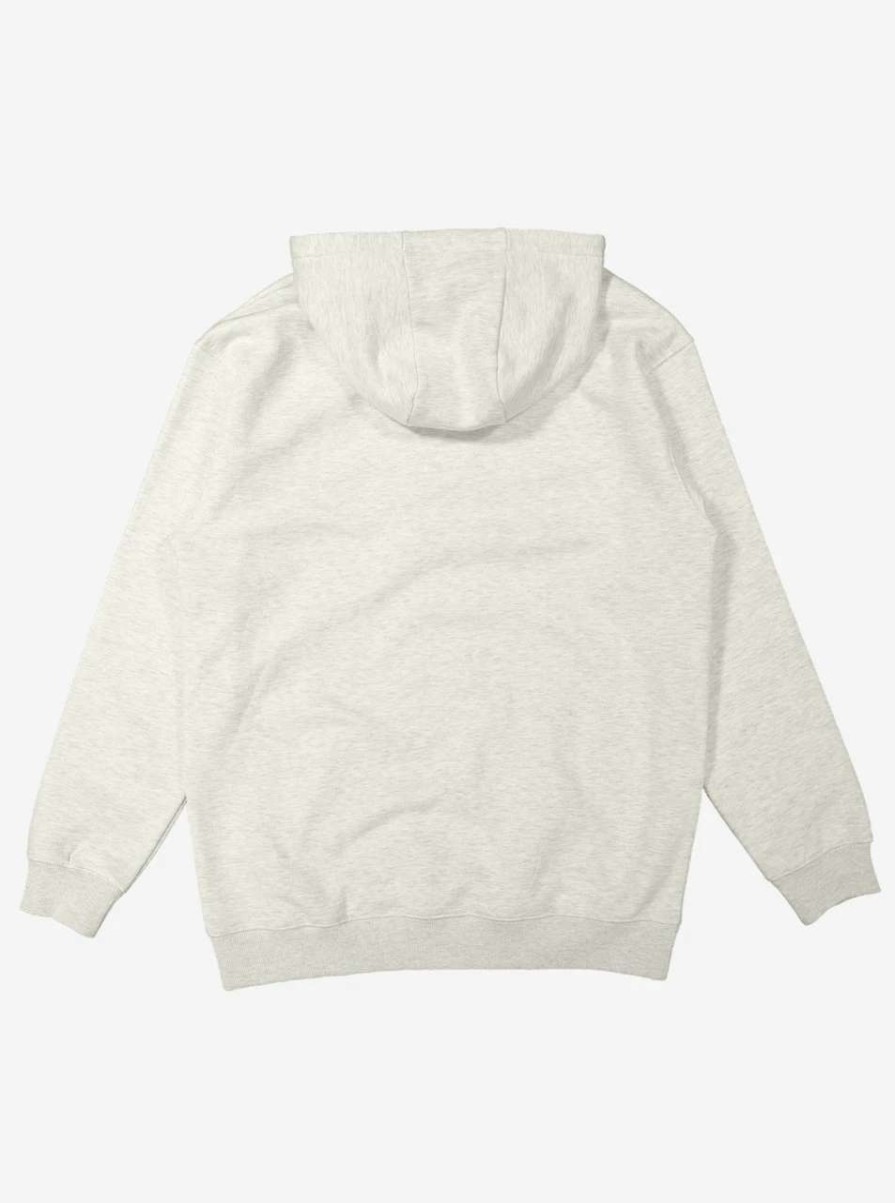 Jumpers & Hoodies * | Quiksilver Scorched Hoodie Mens In Snow Heather White