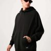 Jumpers & Hoodies * | Afends All Day Hemp Hoodie Mens In Black