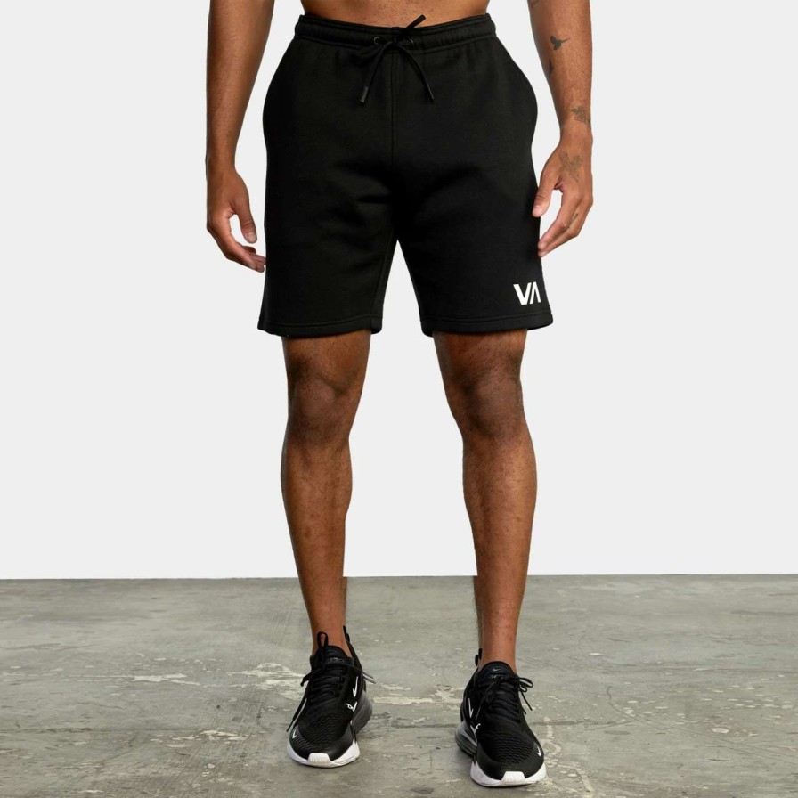 Bottoms * | Rvca Sport Short Iv 19In Short Mens In Black