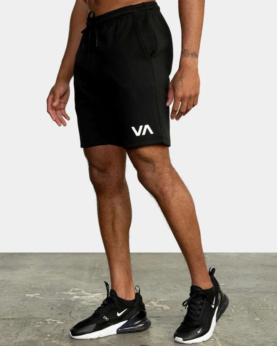 Bottoms * | Rvca Sport Short Iv 19In Short Mens In Black