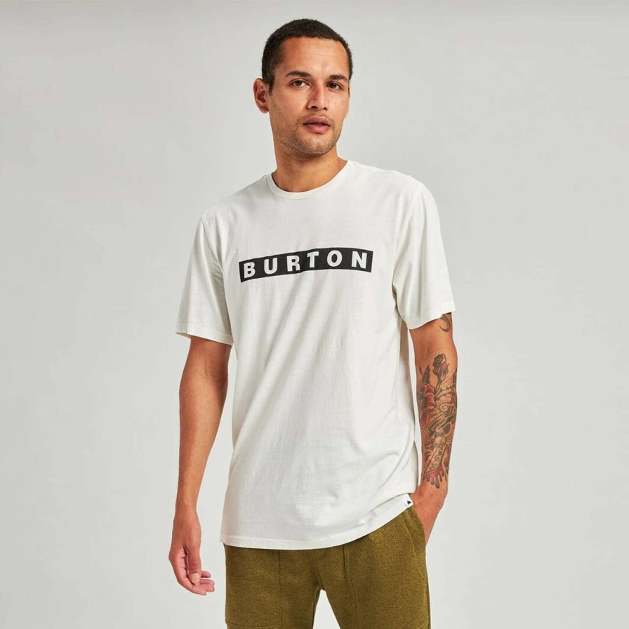 Tees * | Burton Vault Tee Mens In Stout White