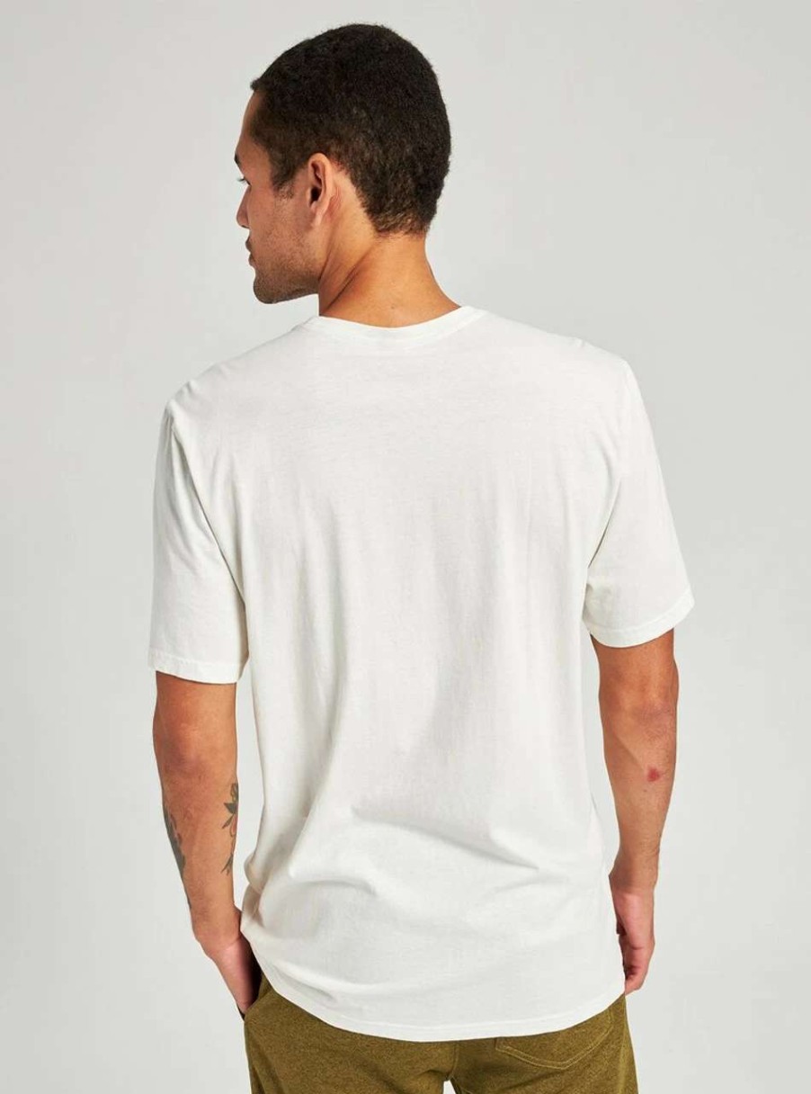 Tees * | Burton Vault Tee Mens In Stout White