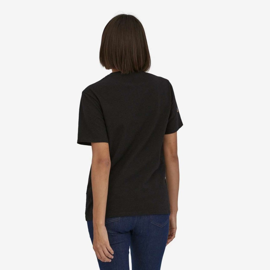 Tees * | Patagonia Fitz Roy Icon Responsibili-Tee Mens In Ink Black