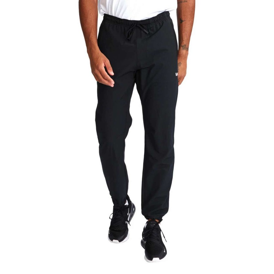 Bottoms * | Rvca Yogger Ii Pant Mens In Black