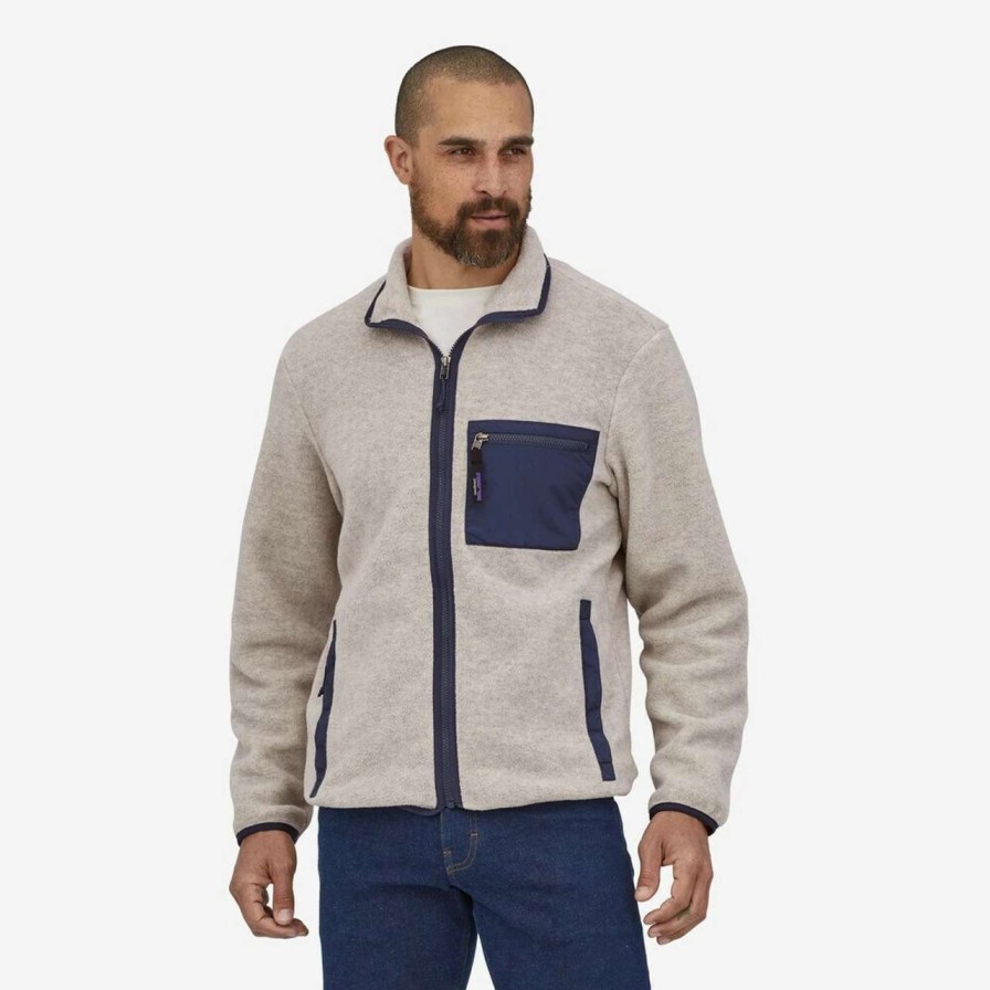 Jackets * | Patagonia Synch Jacket Mens In Oatmeal Heather Beige