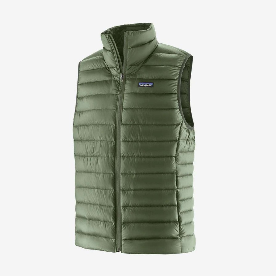 Jackets * | Patagonia Down Sweater Vest Mens In Sedge Green