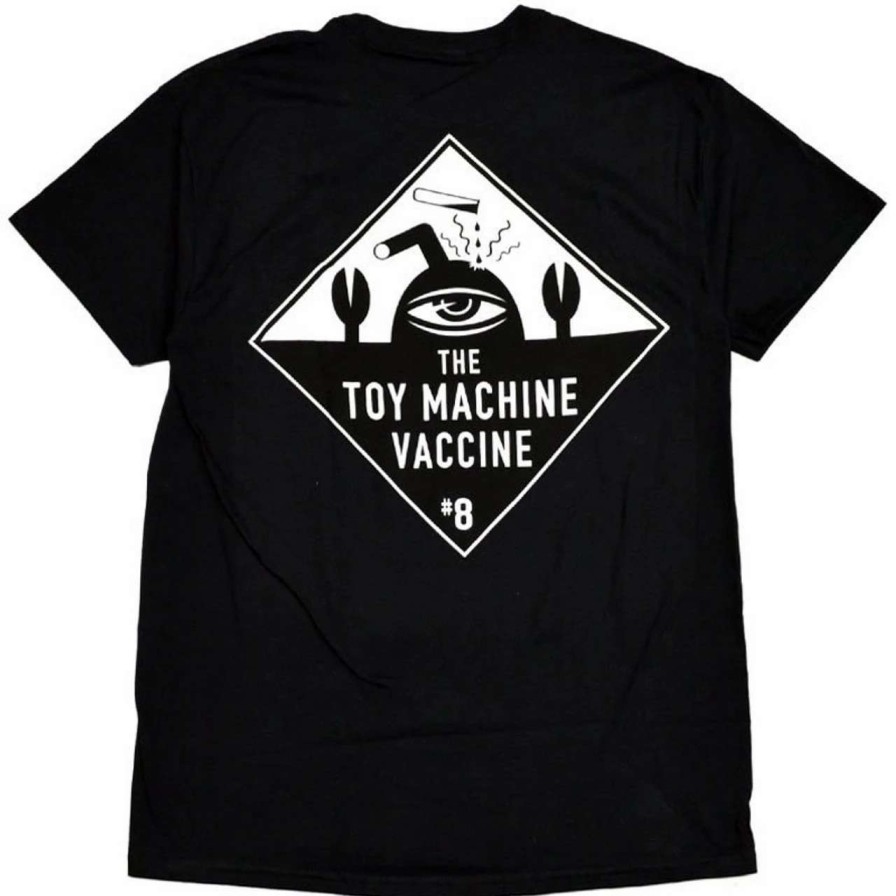 Tees * | Toy Machine Vaccine Tee Mens In Black