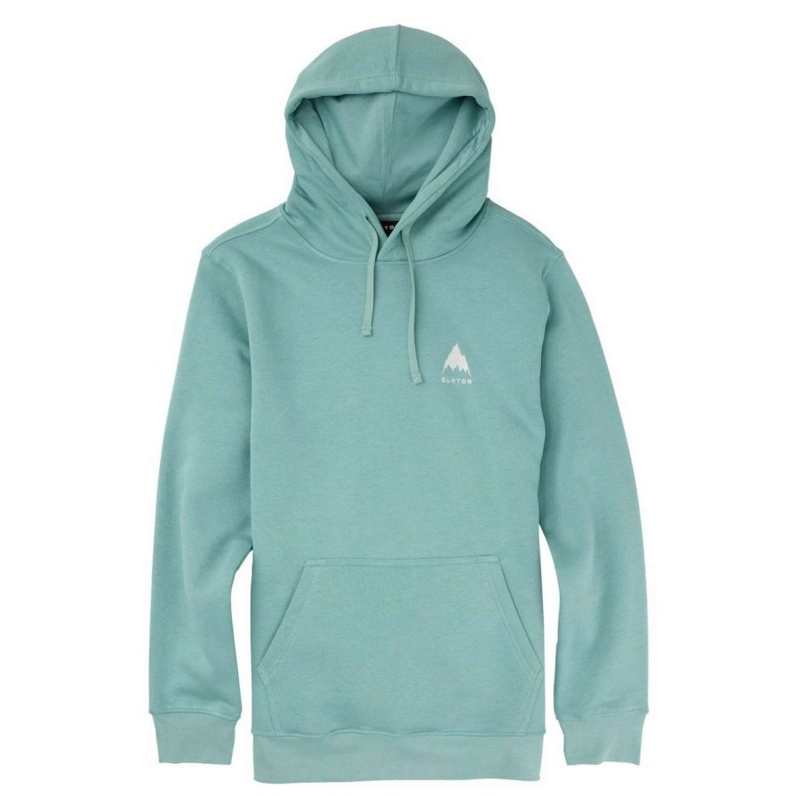 Jumpers & Hoodies * | Burton Mountain Pullover Hoodie In Rock Lichen Blue