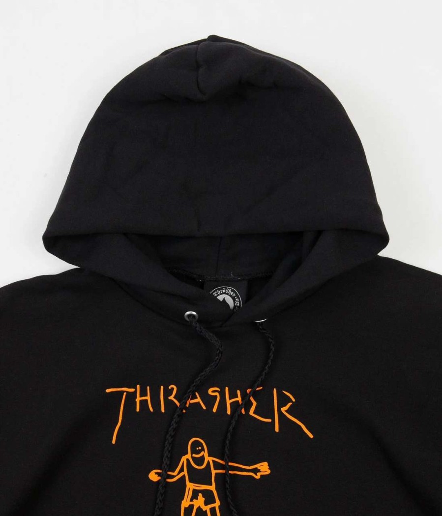 Jumpers & Hoodies * | Thrasher Gonz Hoodie Mens In Orange Black