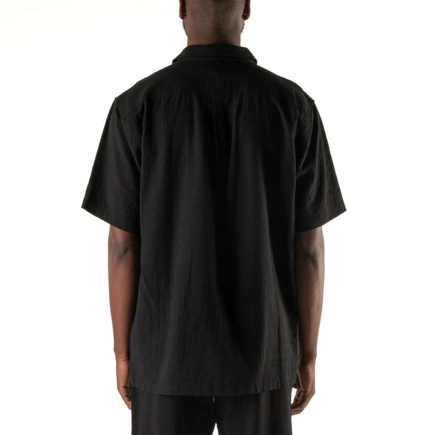 Shirts * | Former Vivian Short Sleeve Shirt Mens In Black