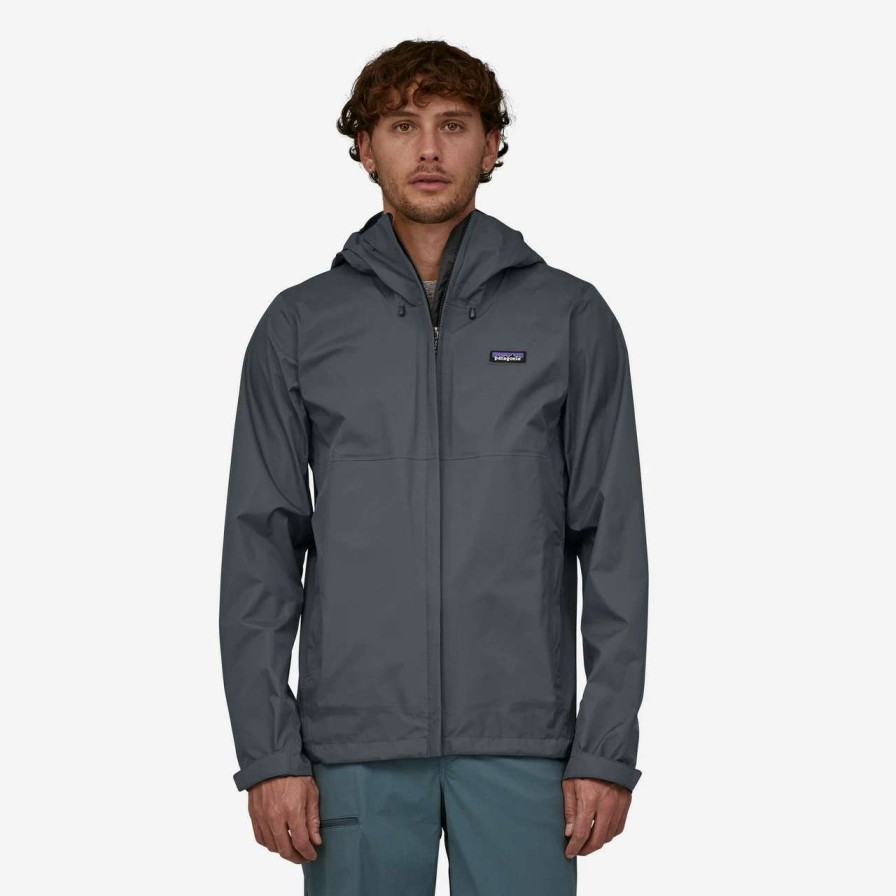 Jackets * | Patagonia Torentshell 3L Jacket Mens In Smolder Blue Grey