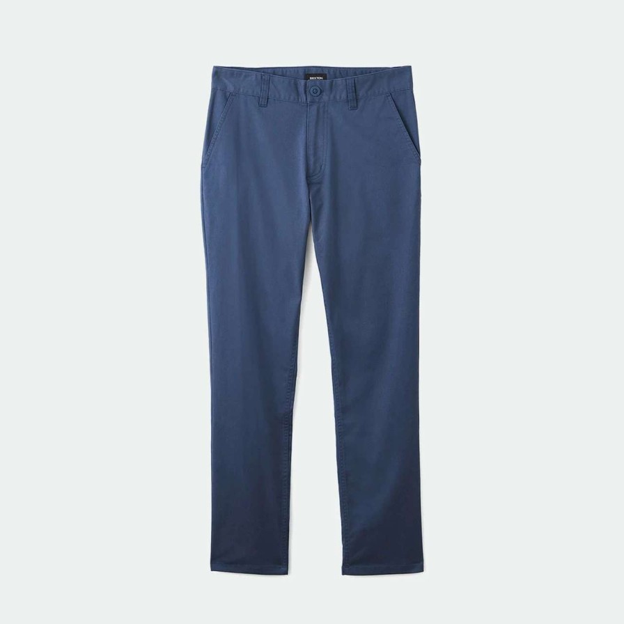 Bottoms * | Brixton Choice Chino Pant Mens In Joe Blue