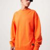 Jumpers & Hoodies * | Afends Sativa Hemp Oversized Crew Jumper Mens In Sunset Black