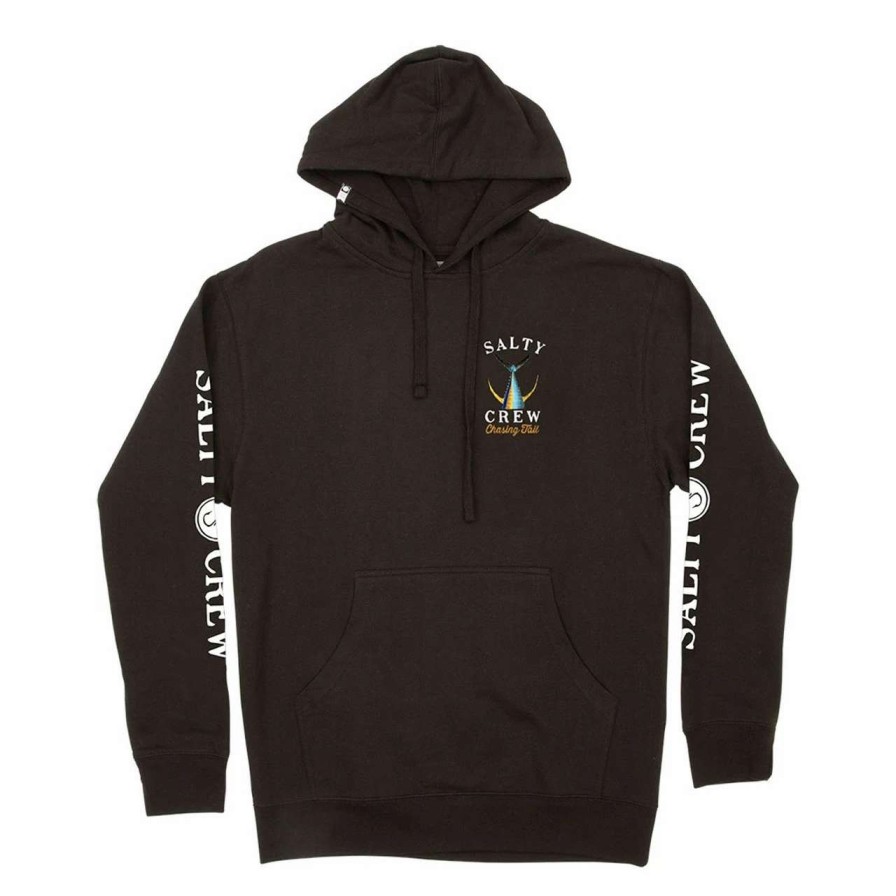 Jumpers & Hoodies * | Salty Crew Tailed Fleece Hoodie Mens In Black