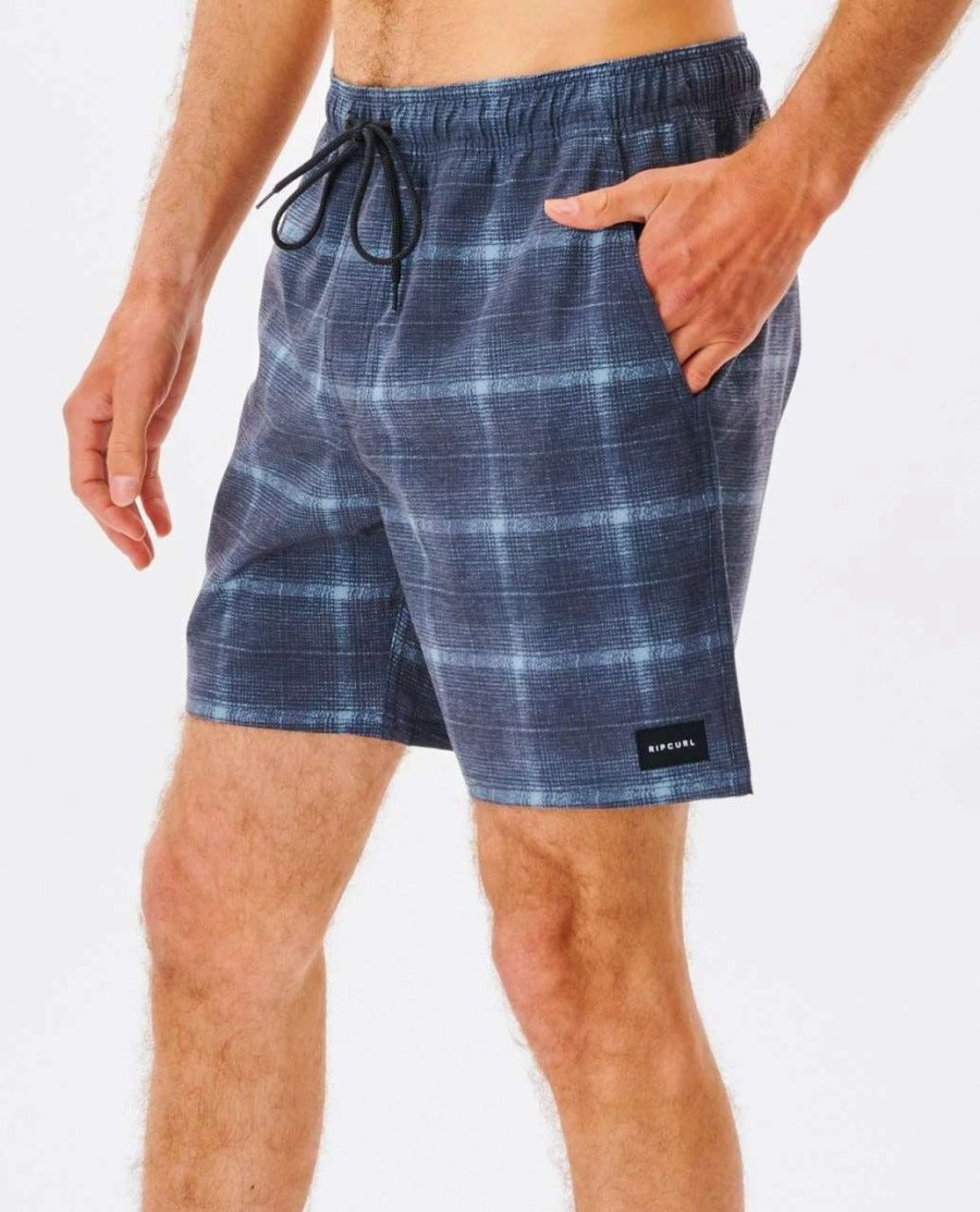 Bottoms * | Rip Curl Newport Volley Boardshort Mens In Mineral Blue