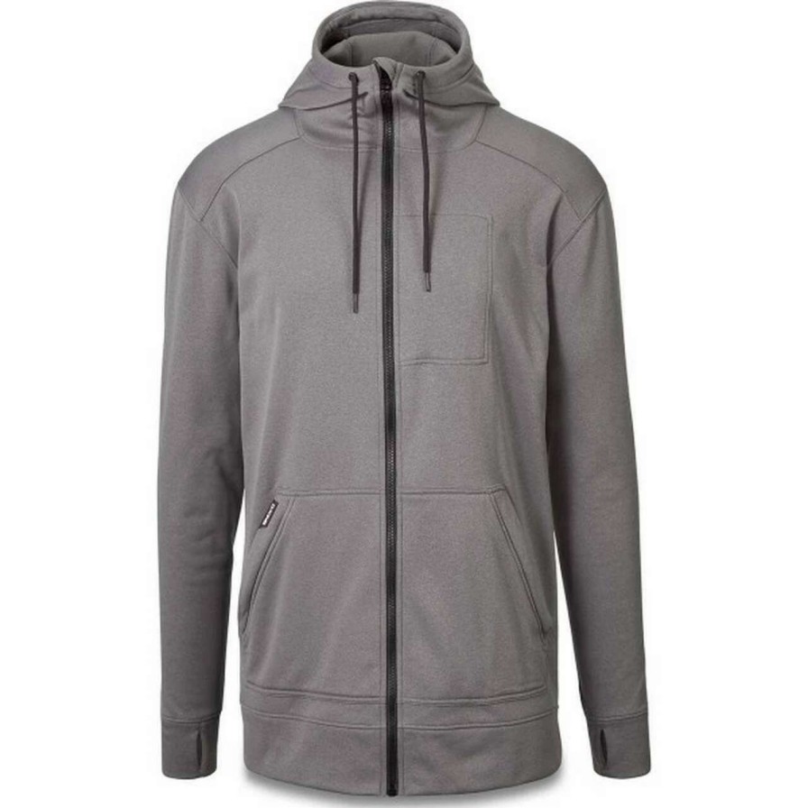 Jumpers & Hoodies * | Dakine Ironside Tech Hoodie Mens In Heather Grey