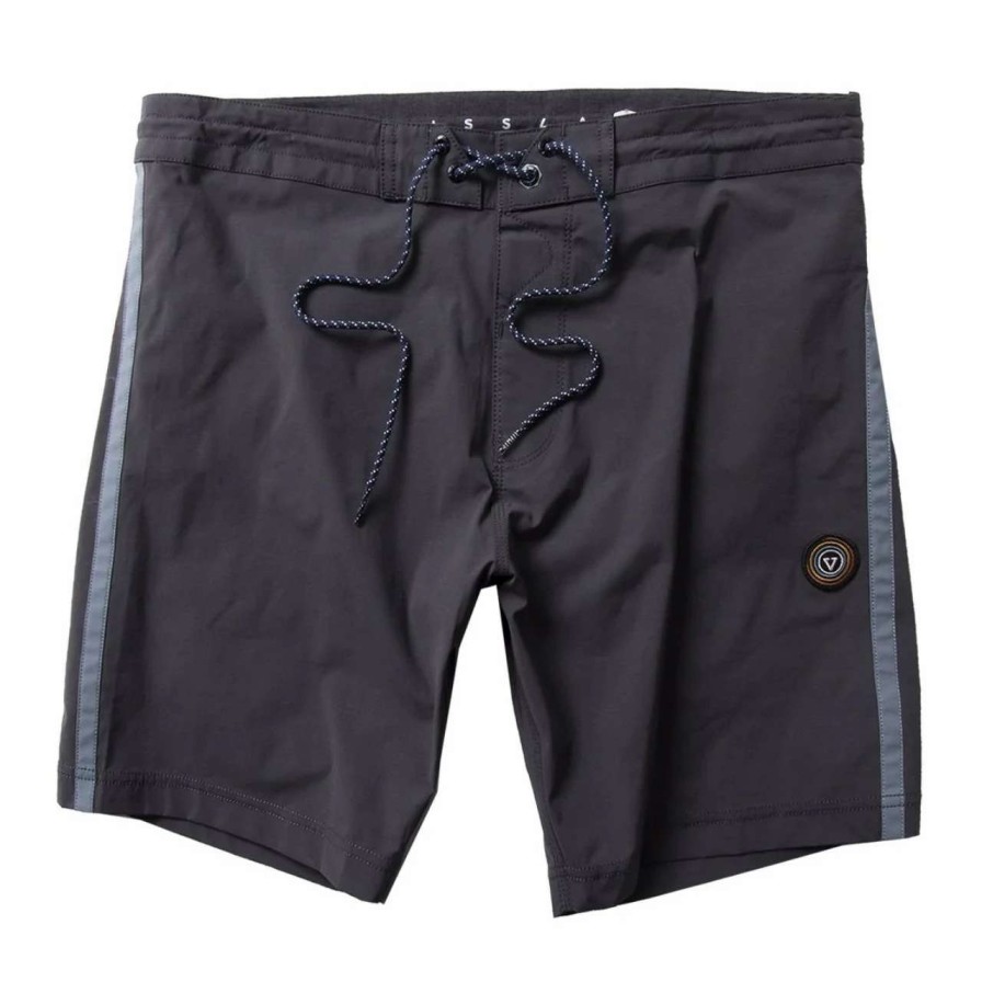 Bottoms * | Vissla Trip Out 17.5In Boardshort Mens In Phantom Black