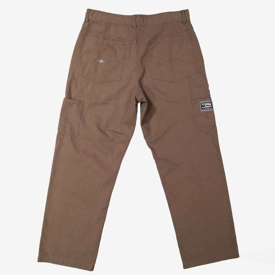 Bottoms * | Quiksilver Saturn Canvas Pant Mens In Chocolate Chip Brown