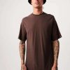 Tees * | Afends Classic Hemp Retro Tee Mens In Coffee Brown