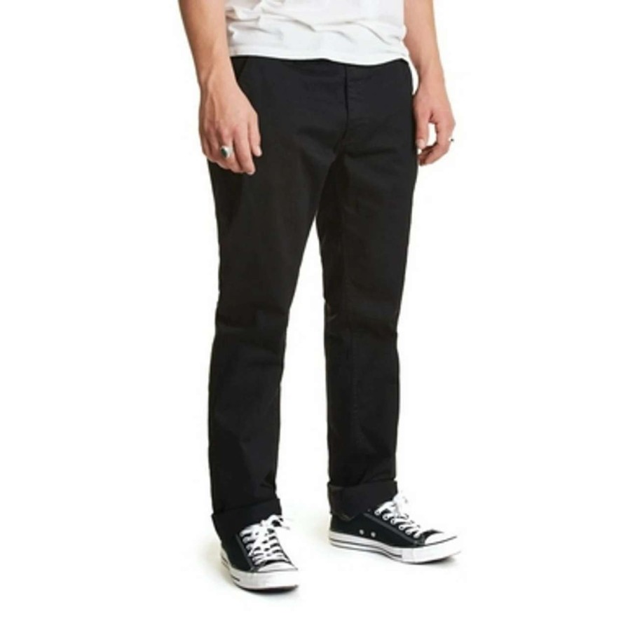 Bottoms * | Brixton Choice Chino Pant Mens In Black