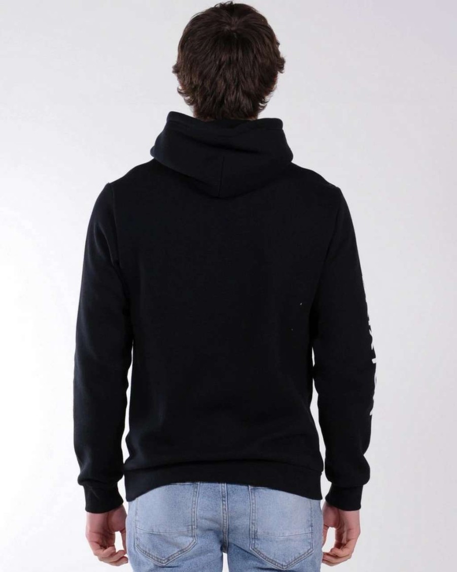 Jumpers & Hoodies * | Brixton Alton Hoodie Mens In Black