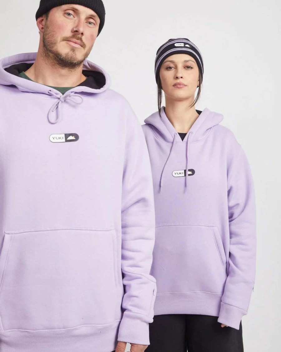 Jumpers & Hoodies * | Yuki Threads Pill Hoodie In Haze Purple