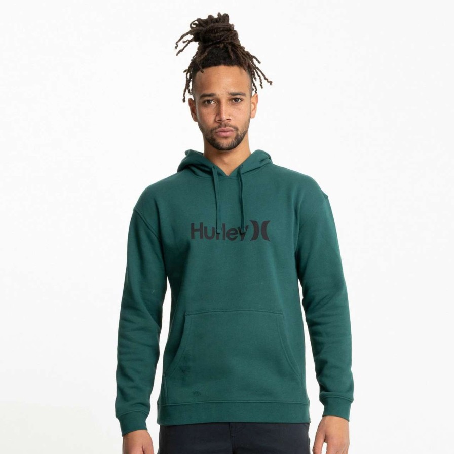 Jumpers & Hoodies * | Hurley One And Only Solid Seasonal Hoodie Mens In Alpine Green