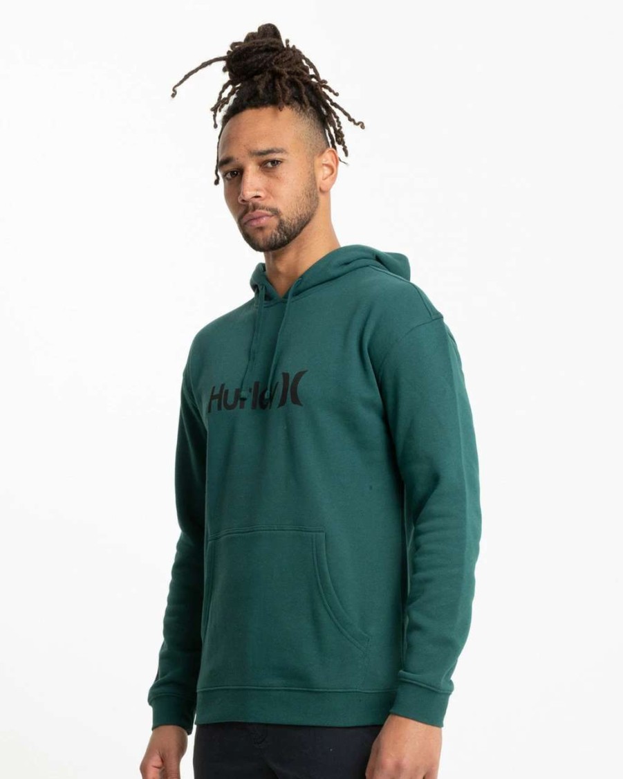 Jumpers & Hoodies * | Hurley One And Only Solid Seasonal Hoodie Mens In Alpine Green