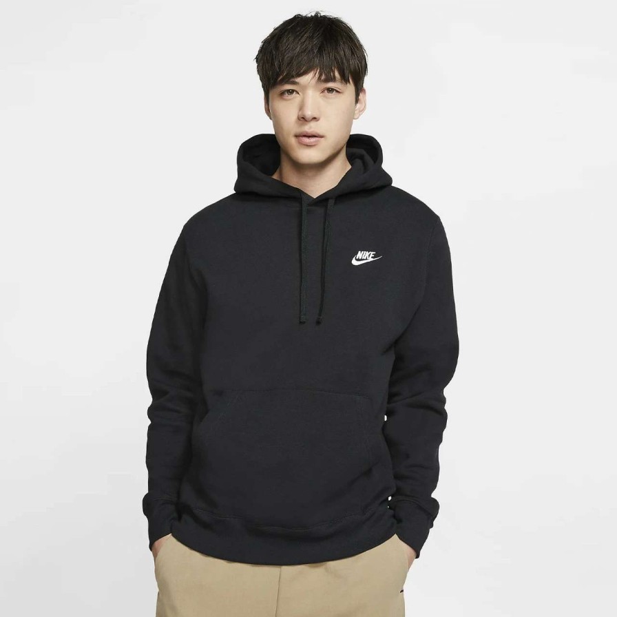 Jumpers & Hoodies * | Nike Sportswear Club Hoodie Mens In Black