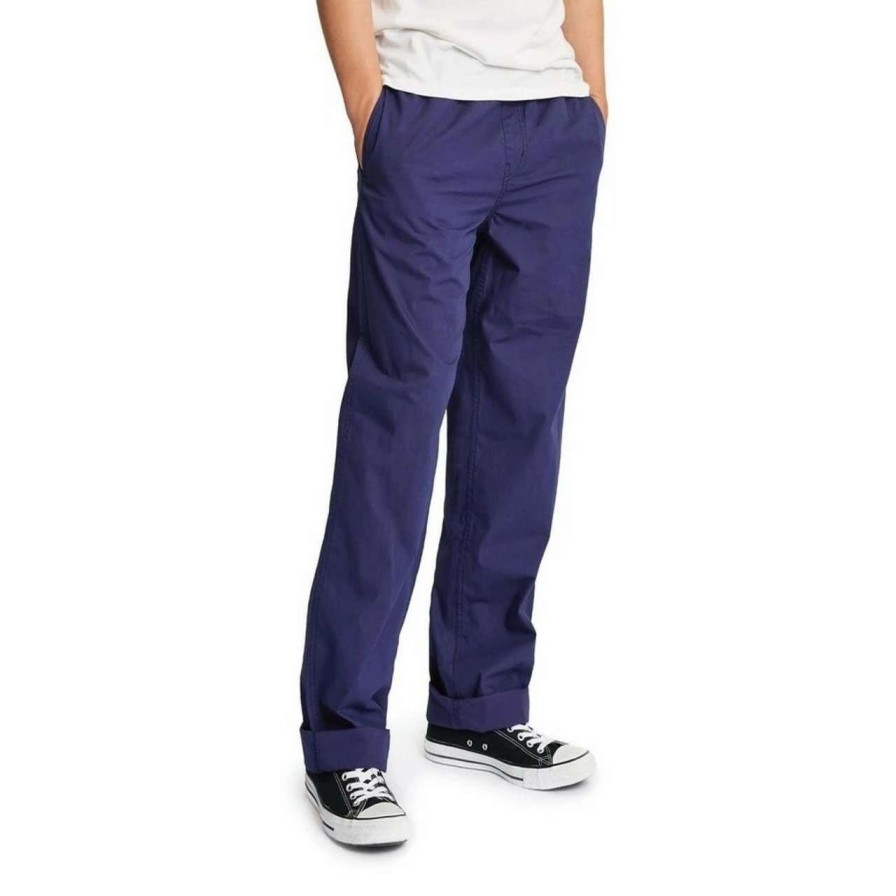 Bottoms * | Brixton Steady Elastic Wb Pant Mens In Patriot Blue