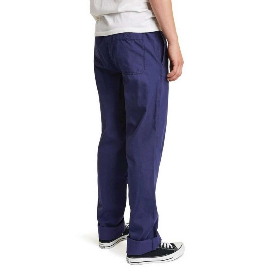 Bottoms * | Brixton Steady Elastic Wb Pant Mens In Patriot Blue