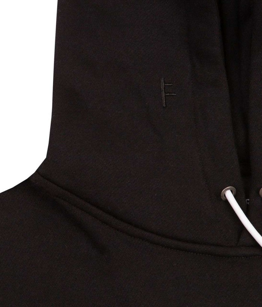 Jumpers & Hoodies * | Former Legacy Hooded Jumper Mens In Black