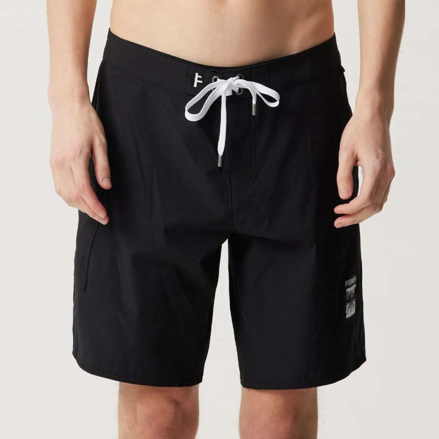 Bottoms * | Former Dane 18.5 Trunk Short Mens In Black