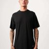 Tees * | Afends Classic Hemp Retro Tee Mens In Black