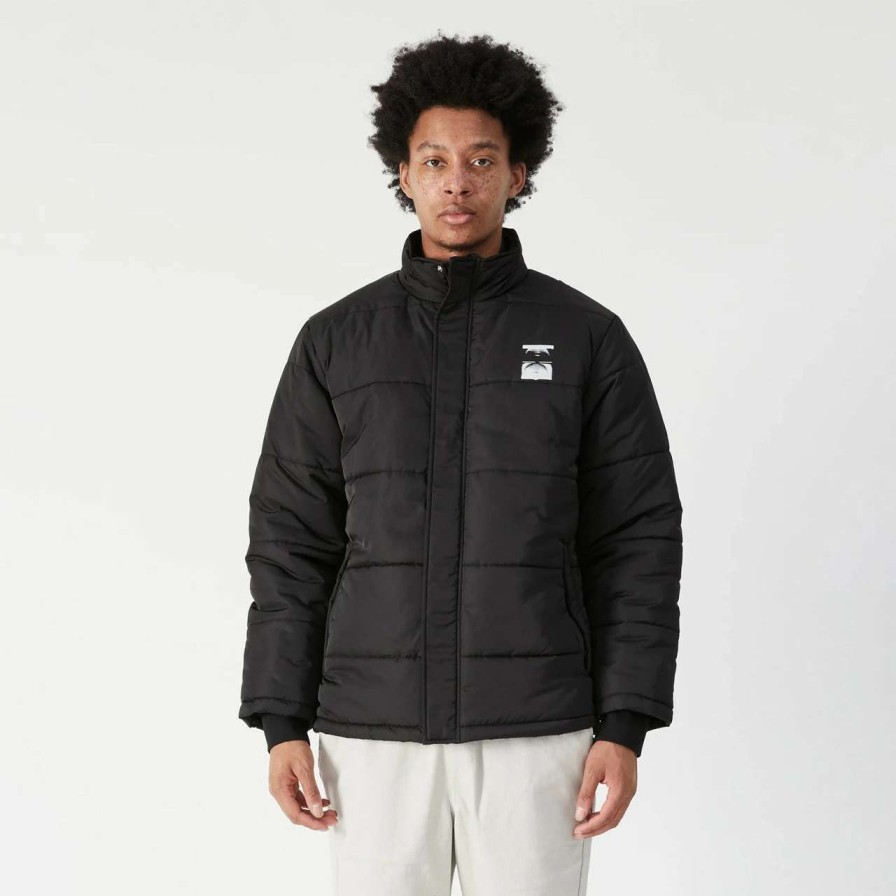 Jackets * | Former Crux Puffer Jacket Mens In Black