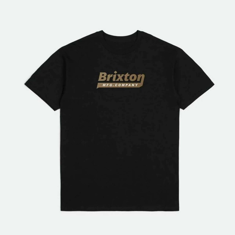 Tees * | Brixton Steadfast Standard Tee Mens In Black