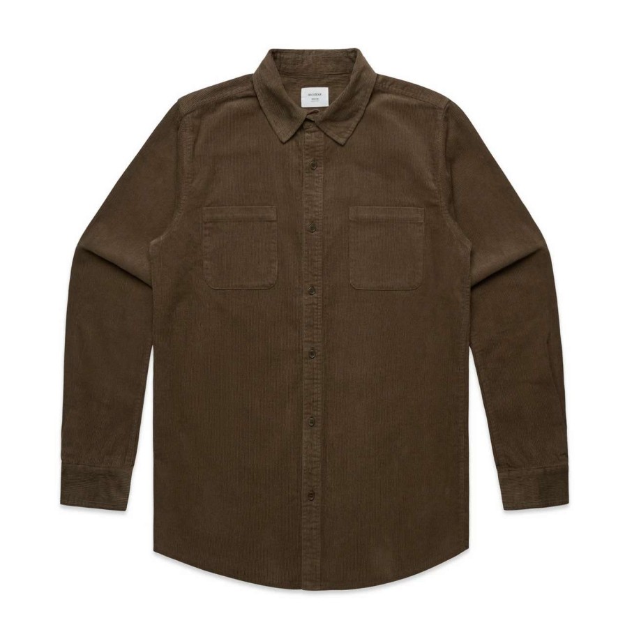 Shirts * | Trigger Bros Cord Shirt In Walnut