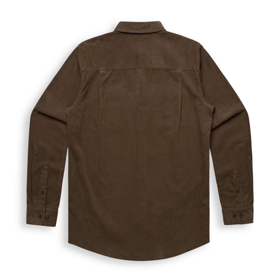 Shirts * | Trigger Bros Cord Shirt In Walnut