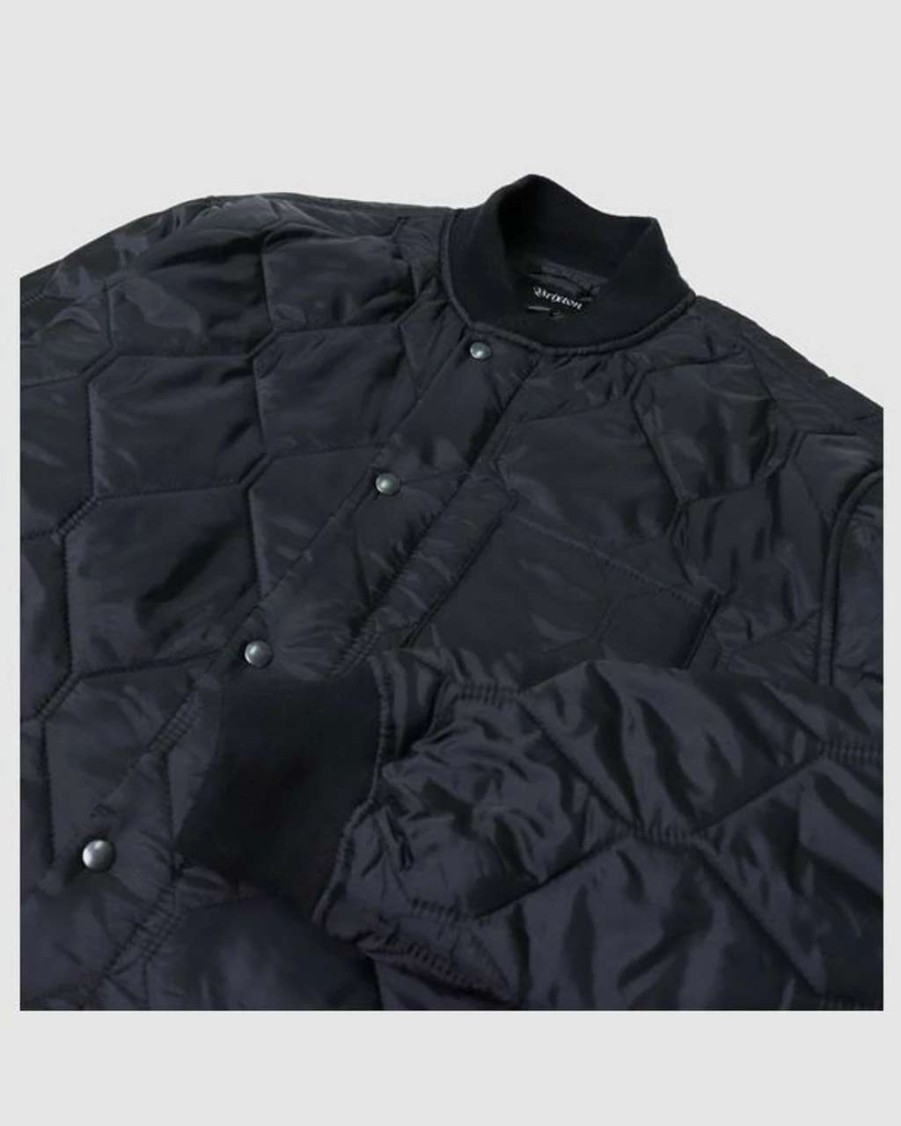 Jackets * | Brixton Crawford Jacket Mens In Black