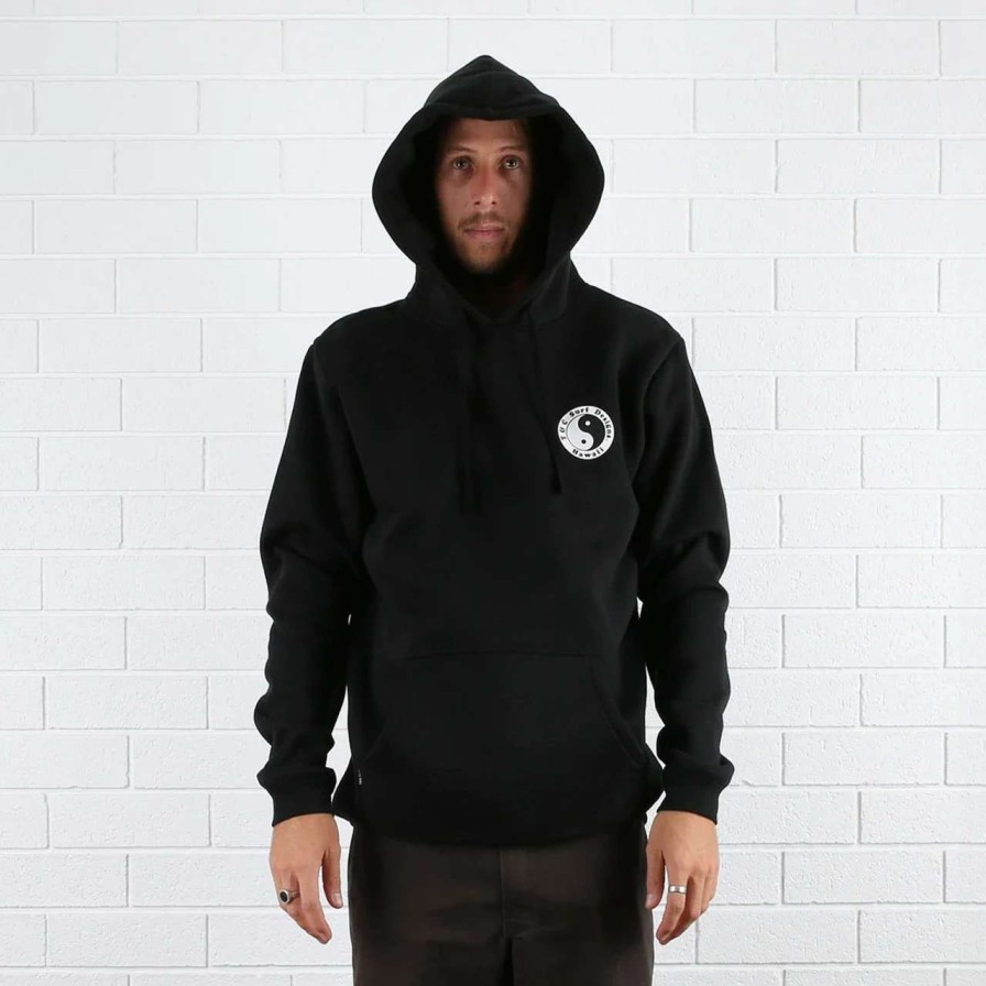 Jumpers & Hoodies * | Town & Country Og Logo Pop Hoodie Mens In Black