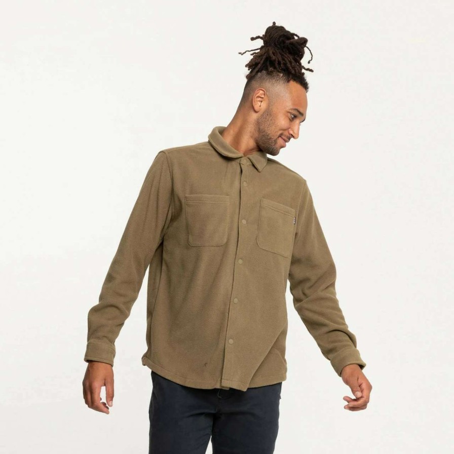 Shirts * | Hurley Santa Cruz Windchill Long Sleeve Shirt Mens In Olive Green