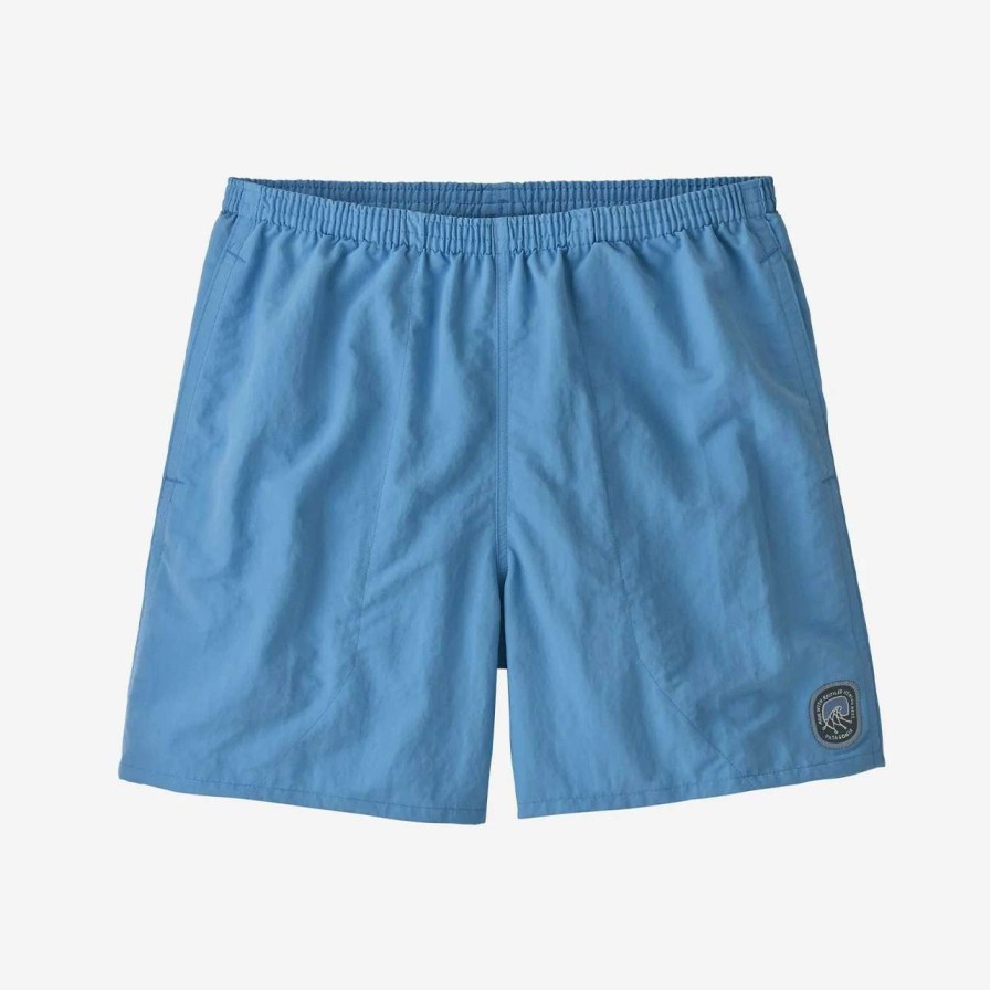 Bottoms * | Patagonia Baggies 5In Short Mens In Clean Currents Patch Lago Blue