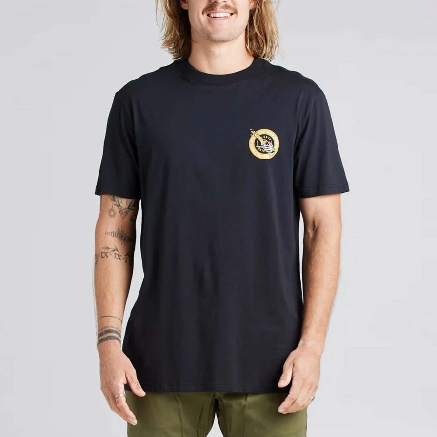 Tees * | Mad Hueys Captain Cooked Tee Mens In Black