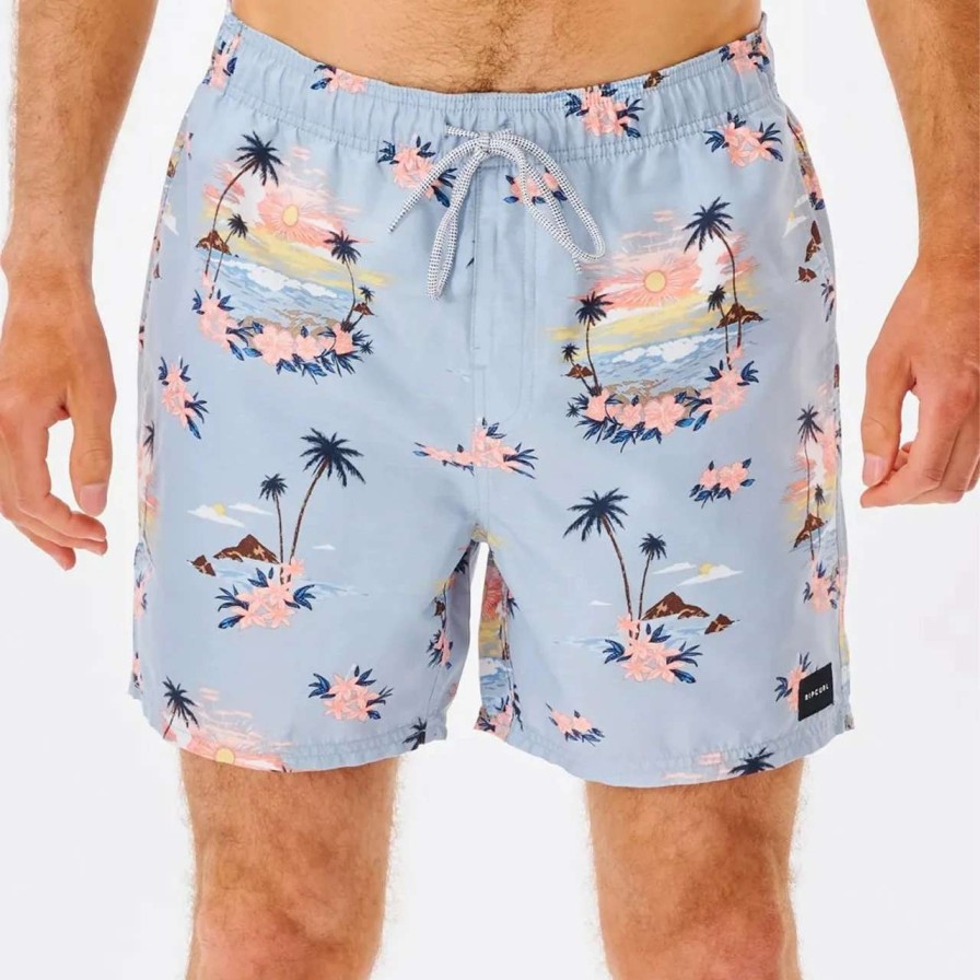 Bottoms * | Rip Curl Dreamers Volley Boardshort Mens In Zen Blue