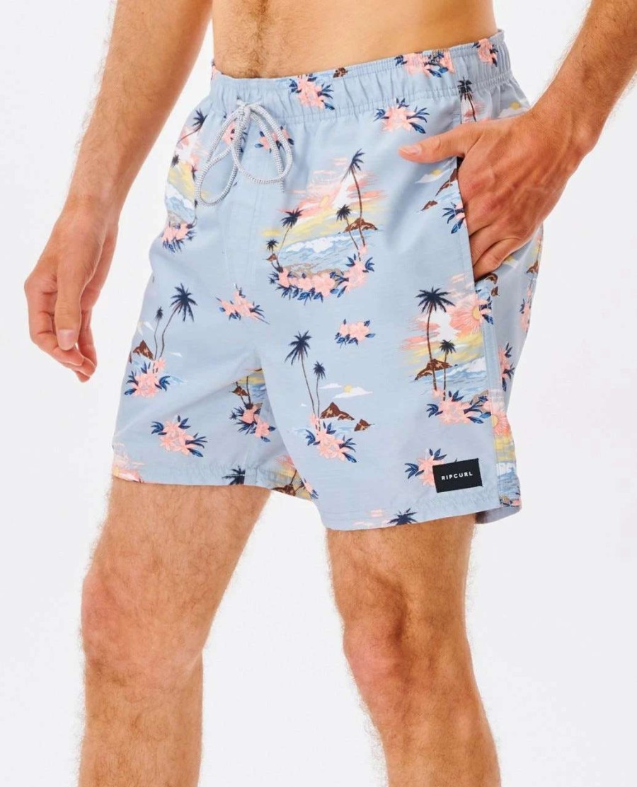 Bottoms * | Rip Curl Dreamers Volley Boardshort Mens In Zen Blue