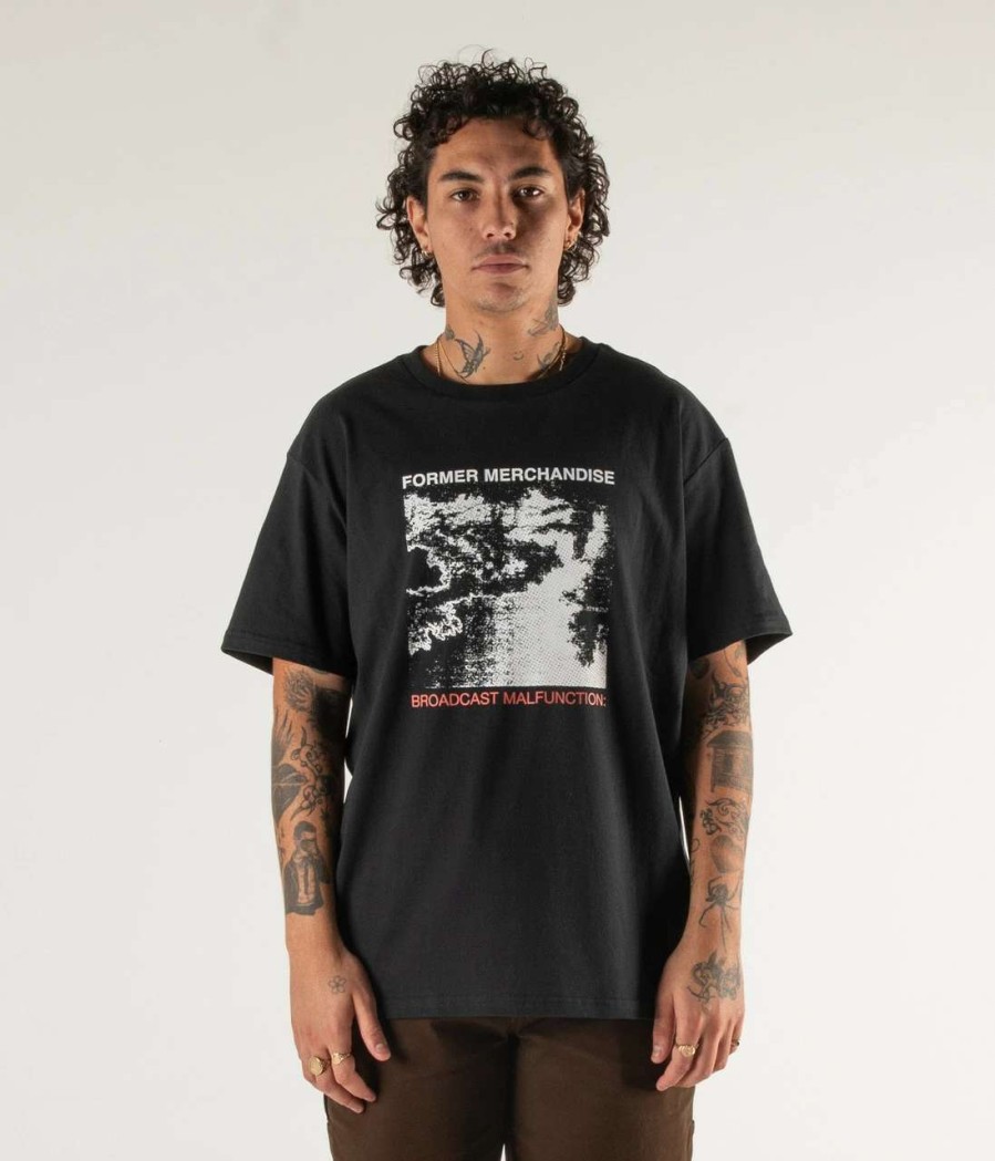 Tees * | Former Tantrum Tee Mens In Black